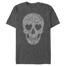 T-shirt graphique tricoté à motif tête de mort, vêtements d'été décontractés, écologiques et respirants - Product Image 2