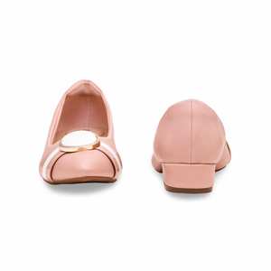 Pink WN7451 Winter Court Flats Zapatos de mujer cómodos - Product Image 2