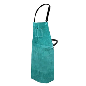 High Quality Safety <b>Leather</b> <b>Apron</b> Cowhide Split <b>Leather</b> Suede Industrial Spark Heat Cut Fire Resistant for Body Protection - Product Image 4