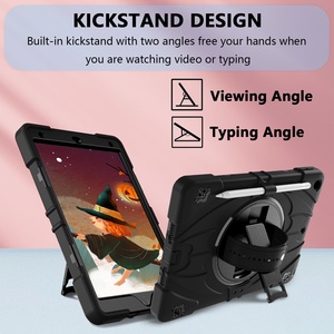 Coque de protection robuste antichoc B Max pour enfants avec béquille rotative et sangle de maintien pour iPad 10.2 (2019-<span class=keywords><strong>2021</strong></span>) - Product Image 5
