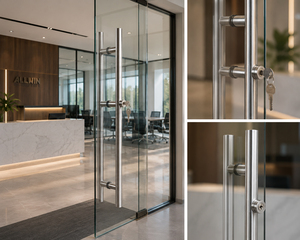 Poignée de porte verrouillable en acier inoxydable OEM ODM, poignées de tirage pour échelle - Product Image 2