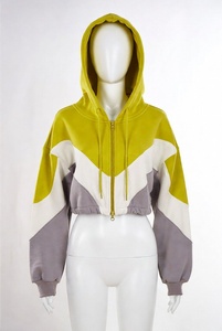 เสื้อฮู้ดครอปท็อปผู้หญิงแบบลำลอง เสื้อฮู้ดและเสื้อสเวตเชิร์ตผู้หญิงแบบสวมหัว ทรงโอเวอร์ไซส์สำหรับผู้หญิง - Product Image 2