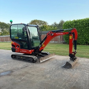 Miniexcavadora Kubota usada (1.7 toneladas, 1.8 toneladas, 2 toneladas) para trabajos de movimiento de tierras en construcción, motor potente, precio bajo. - Product Image 1