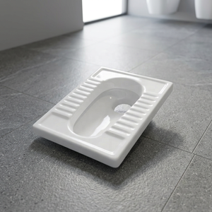 Vistaar Public Use <b>Ceramic</b> Squatting Toilet <b>Pan</b> CT <b>Pan</b> Porcelain WC Commode Bathroom Sanitary Ware Export Quality - Product Image 1