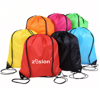 7 jours de temps de Production quantité minimale de commande 100 pièces Polyester étanche cordon sac à dos sac de sport LOGO personnalisé Sac
