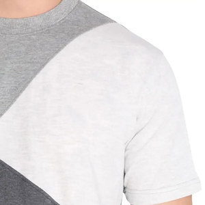 Men's Customized Logo Printed 100 Percent Cotton <b>Knitted</b> Seamless Plain Dyed T Shirt and Shorts <b>Set</b> Lightweight Quick Dry Summer - Product Image 4