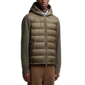 Veste matelassée pour homme en gros, personnalisable, avec capuche, pliable, avec poches, haute qualité, pour l'hiver - Product Image 3