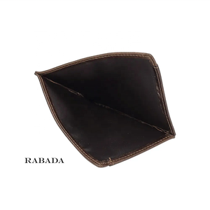 Portefeuille en cuir véritable minimaliste de haute qualité avec blocage RFID personnalisé portefeuille de poche mince en cuir véritable de vache pleine fleur en gros - Product Image 3