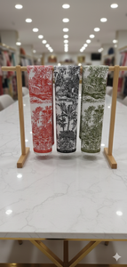 Tela Popelina Tejida Peinada, Ligera, Transpirable, Orgánica y Ecológica con Diseño Elegante Estampado para Prendas de Niñas y Niños - Product Image 3