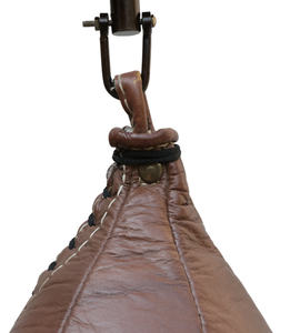 Speed Bag for <b>Boxing</b> Cow Hide leather Speed Ball with Hanging Swivel MMA Training Punching Bags - Product Image 4