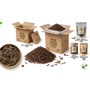 Épices indonésiennes de qualité supérieure : Clous de girofle, tiges de clou de girofle, muscade – Qualité authentique, arôme intense, meilleur prix. Exportateur de confiance depuis plus de 35 ans. - Product Image 1