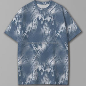 T-shirt décontracté quotidien à col ras du cou, style urbain, tendance, marque, surdimensionné, vintage, écologique, pour jeunes hommes, color block, tempérament, court - Product Image 6