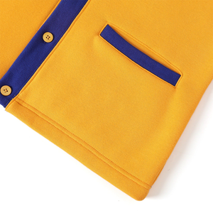 Cardigan en polaire SGRho personnalisé avec lettres grecques brodées, unisexe, boutonné, chaud pour l'hiver, tricot universitaire pour sororités et fraternités - Product Image 5