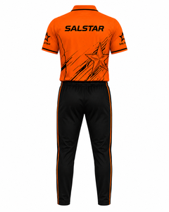 Cricket Uniform <b>Orange</b> Stylish Breathable Fabric for Comfortable Wholesale Customized Cricket Uniform Team Sponsors Club Logo - Product Image 2