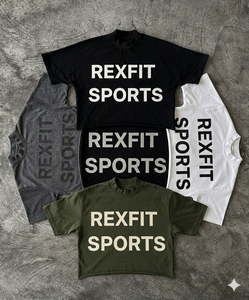 Camisetas al por mayor con logo personalizado, serigrafía, hombros caídos, algodón premium, estilo oversize, streetwear, fabricante y proveedor de camisetas - Product Image 2