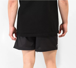 Shorts décontractés pour hommes de haute qualité, couleur verte, avec imprimé lettres blanches, taille à cordon de serrage, tissu polyester respirant, shorts de sport - Product Image 3