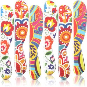 Set di 6 Coltelli per Burro e Formaggio Eaasty da 6 Pollici in Plastica Colorata Utensili da Cucina per Formaggio Spalmabile Regali Natalizi per la Cucina - Product Image 1