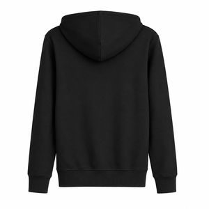 Sudadera con Capucha de Alta Calidad para Hombre, Estilo Europeo Americano, Corte Regular, Transpirable, Informal, Primavera, Color Sólido, 100% Poliéster, Talla Grande - Product Image 2