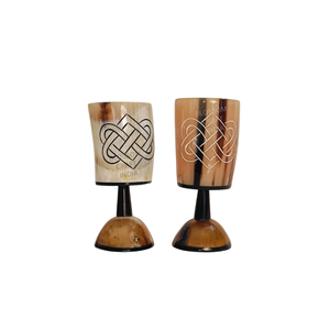 Copa de Cuerno de Búfalo Hecha a Mano de Primera Calidad, Taza de Cuerno de Vaca, Vajilla de Cuerno de Buey, Decoración Rústica, Artículo de Regalo Coleccionable Tradicional - Product Image 1