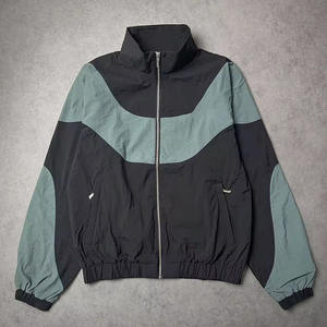 Conjunto cortavientos, chaqueta deportiva a prueba de viento, pantalones transpirables, conjunto para correr y entrenar al aire libre, tela cómoda de secado rápido y en oferta. - Product Image 1