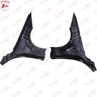 Aile avant en fibre de carbone sèche Z-ART F80 F82 pour BMW M3 M4 2014-2020, aile avant à persiennes en fibre de carbone préimprégnée pour BMW M4 M3 F80 F82