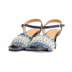 Sandalia Tacón Formal Azul FR5422 - Product Image 3