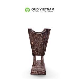 Brûleur de Bakhoor en Bois d'Agar Vietnamien Fait Main - Décoration d'Aromathérapie en Bois Naturel - Product Image 5