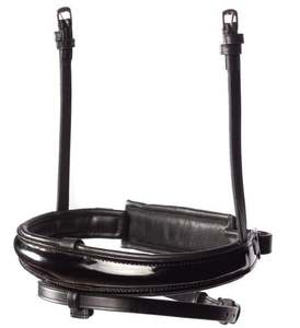 Brida de cuero de caballo de calidad superior con banda para cejas de diamantes de imitación y brida negra ancha para montar a caballo a precio asequible - Product Image 2