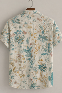 Chemise en jean doux pour homme – Chemise boutonnée décontractée au look délavé élégant pour un usage quotidien - Product Image 4