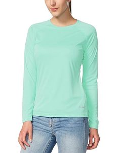 Chemise de sport décontractée anti-UV pour la pêche, col rond, manches courtes, en mousseline, légère, pour activités de plein air, fitness, été. - Product Image 1
