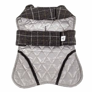 Giacca e Tappetino per Cani 2-in-1 Reversibili a Quadri con Accessori Abbinati - Product Image 6