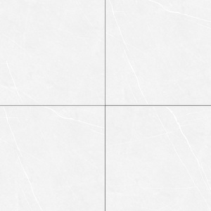 Azulejos de porcelana brillante con aspecto de mármol blanco de 60x60cm modernos, losa esmaltada resistente al ácido para pared y suelo de fábrica de Vietnam para habitación - Product Image 3