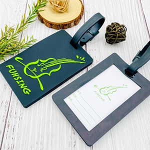 Etiqueta de equipaje de PVC suave personalizada 2024 Venta caliente Precio bajo Etiqueta de equipaje de alta calidad - Product Image 2