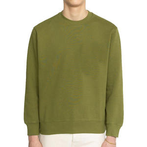 Nueva Sudadera Básica de Algodón Mezclado con Cuello Redondo y Lavado Ácido, Precio Mayorista Económico, Talla Personalizada, 100% Algodón para Hombre 2026 - Product Image 2