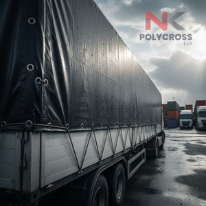 Lona impermeable de larga duración para camiones, cubierta de tela de PVC resistente a los rayos UV y a desgarros para la seguridad de la carga en exportaciones en India. - Product Image 1