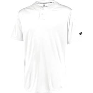 เสื้อเบสบอลแขนสั้นแบบ 2 กระดุมสำหรับผู้ชาย รุ่น Custom Athletic ผลิตจากผ้า Dri-Power ระบายเหงื่อได้ดี เหมาะสำหรับใส่เล่นซอฟต์บอล - Product Image 2