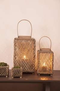 Lámpara Colgante Decorativa Artística de Vidrio y Cuerda para Realzar la Estética Interior - Product Image 6