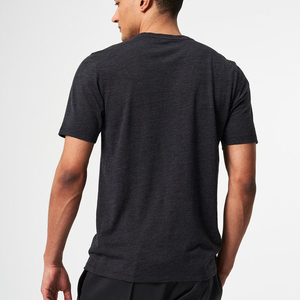 High Quality Wholesale New Design Short Sleeve Neck Style Summer Style Slim Fit Custom Logo <b>Blank</b> Light <b>Weight</b> T-Shirt For Men - Product Image 3