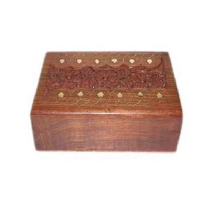 2025 nouveau Design naturel bambou pin bois boîte de rangement meilleure qualité mariage maison article décoratif bijoux haut produit gâteau support - Product Image 1