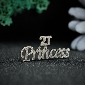 Princess 21 Letter Pendant Moissanite Hiphop Party Gold Plated 925 Sterling Silver Necklace Unisex Luxury Gift - Product Image 3