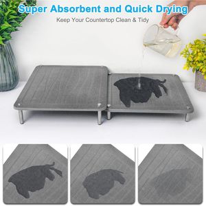 Set di 3 Tappetini Assorbenti per Asciugatura Rapida, Antiscivolo, Super Assorbenti, per Cucina e Drenaggio del Calore - Product Image 2