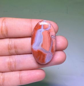 Cabochon en Agate Coton Naturel de Haute Qualité, Pierre Précieuse en Vrac pour la Fabrication de Bijoux - Product Image 2