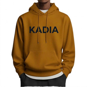 Sweat-shirts et sweats à capuche pour hommes, respirants, décontractés, d'hiver, avec logo personnalisé, haute qualité, 100% coton molletonné, poche, faible MOQ - Product Image 4