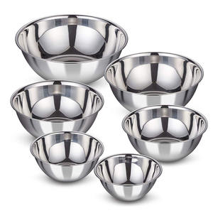 Tazón de Servir Hecho a Mano en Acero Inoxidable Pulido para Restaurantes, Hogares, Eventos, Presentación de Comidas - Product Image 1