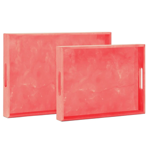 New Design Modern Resin Serving <b>Tray</b> Wedding Use <b>Round</b> <b>Marble</b> Pattern Multi-Functional Best Quality & Size Available - Product Image 5