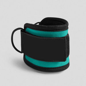 Sangles de cheville (paire) pour machine à câble, exercices de fessiers et de bas du corps - Sangles de jambe réglables avec rembourrage en néoprène - Product Image 1