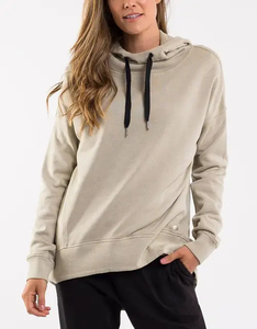 High Quality Acid Wash Custom Plan Hoodie Custom Logo Women Full <b>Zip</b> <b>Hooded</b> Sweatshirts 100% Cotton Korean Hoodie with Oem - Product Image 4
