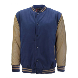 Chaqueta Universitaria para Hermandades y Fraternidades, con Capucha, 100% Lana, Diseño Geométrico de Dibujos Animados en el Frente, Parches, Puños Acanalados de Chenilla y Bolsillo - Product Image 3