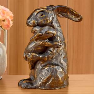 Escultura Moderna de Conejo en Aluminio, Estatua Decorativa de Animal para Decoración de Interiores de Salas de Estar en Hogares de Lujo - Product Image 4