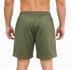 Men Quick Dry Polyester Gym Shorts Breathable <b>Mesh</b> Workout Running Shorts - Product Image 3